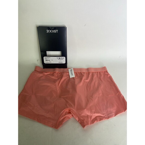 2xist Sexy Sliq Low Rise Trunk Boxer Briefs Underwear Shell Pink Mens Size L - Picture 2 of 5